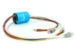 Rotating Hollow Gigabit Ethernet Slip Ring 12.7mm Single Channel