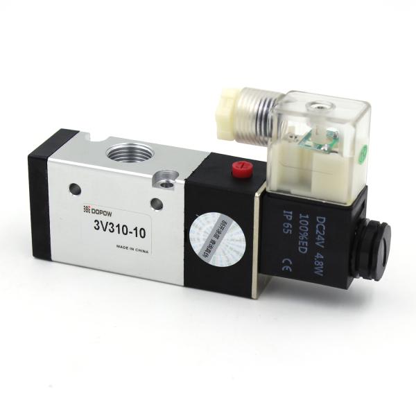 3V Series Solenoid Valve Single Coil Pilot Operated Electric 2 Position 3 Port