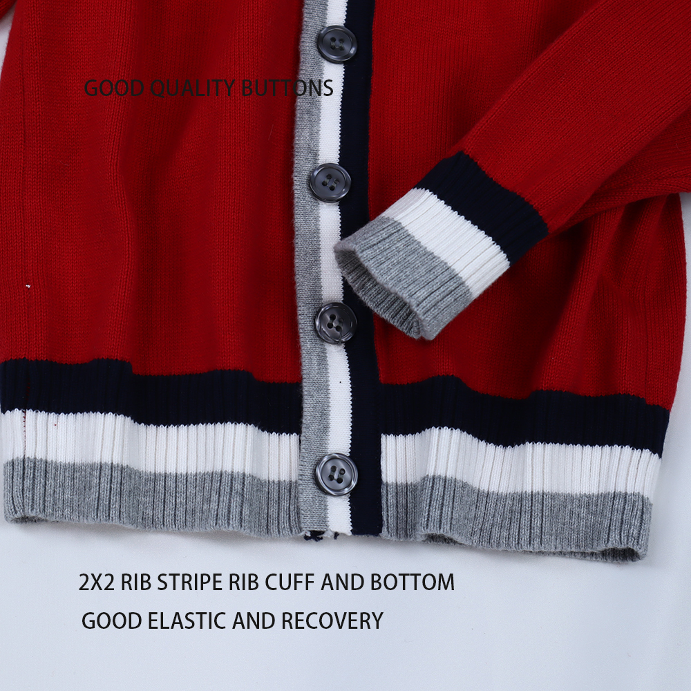 In stock wholesale baby sweater long sleeve jersey knitted toddler baby sweater cardigan