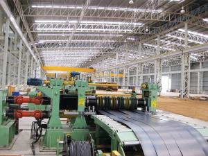 Quality Metal Slitting Machine , Steel Coil Slitting Machine PLC Controlled wholesale