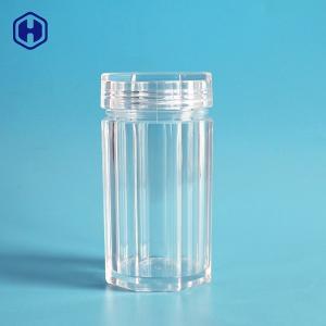 Quality Octagon Shape Wide Mouth Plastic Jars Medicine Cookie Packaging wholesale