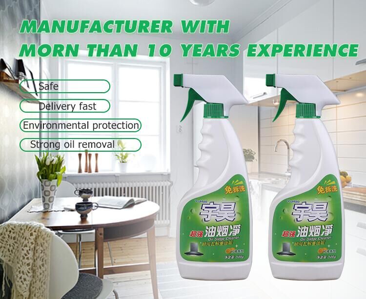 YUHAO Lemon Extract Kitchen Oil Remover Spray Grease Detergent
