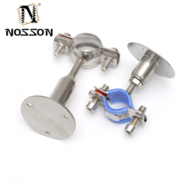 ODM Customized Fastener Pipe Support Clamp for Sanitary Quick Pipe Clamp and Metric Stainless Steel 304 Pipe