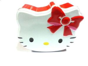 Quality Hello Kitty Tin Candy Containers ,Looks Vivid just Like A Cat Head ,Popular Item wholesale