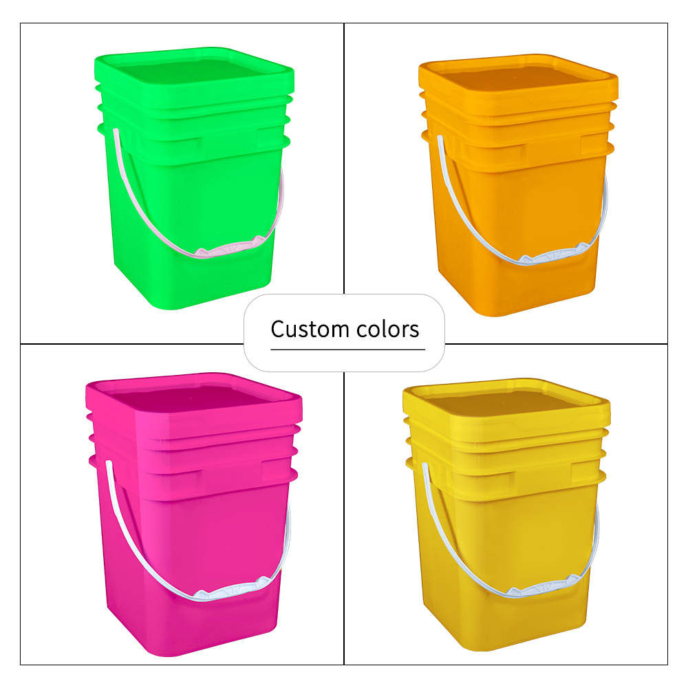 Chemical Drum 160L Square 5 Gallon Bucket With Handle 720g