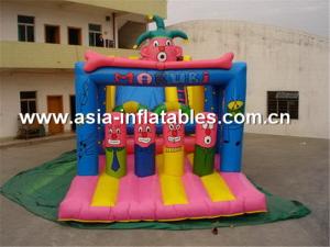 Quality Hot clown inflatable jumping bounce funny inflatable combo wholesale