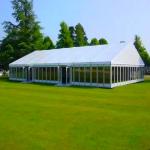 PVC Outdoor Wedding Party See Through Marquee Tent 10x30 For 100 - 500 Seaters