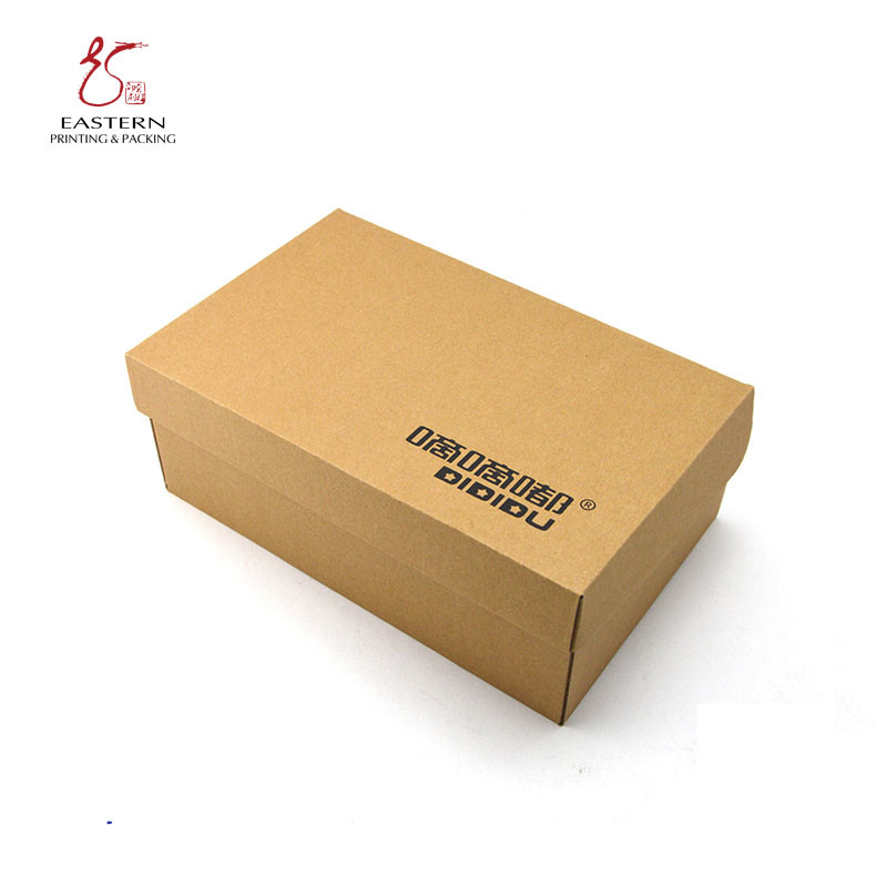1pc Pink Corrugated Shoe Box Packaging CMYK Pantone With Kraft Inside