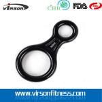 Forged aluminum climbing descender.climbing carabiner