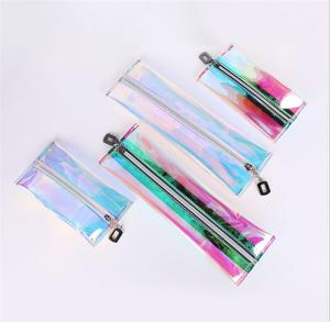 Quality Customized PVC Cosmetic Bag Lightweight Waterproof 100% Handmade Sewing wholesale