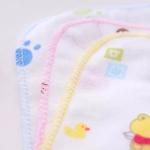 Soft Pure Cotton Handkerchiefs Anti Bacterial Muslin Bamboo Easy Wash / Dry