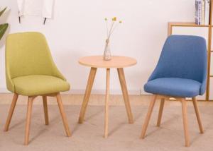 Quality Solid Thickened Beech Wood Chairs , Custom Dining Chair With Wooden Legs wholesale
