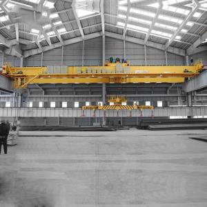 Quality 40 Ton Double Girder Overhead Crane , Compact Electromagnetic Overhead Crane wholesale