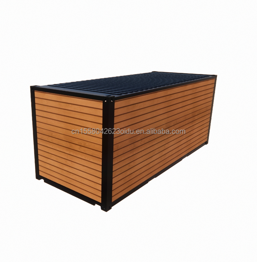 Outdoor Modern Design Expandable Container Home Prefabricated Wooden Structure Large Glass Sunroom for Family Couple Hotel