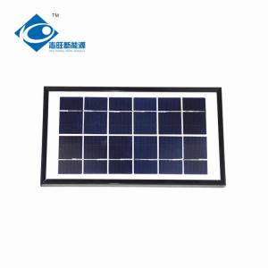Quality 6V 4W aluminum frame Glass Laminated Solar Panel ZW-4W-6V-2 high efficient solar panel wholesale