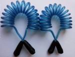 Hot Selling Transparent Blue Baby Safety Retractable Anti-lost Walking Belt