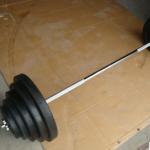 professional weight plate dia28mm black Rubber coated round dumbbell barbell for