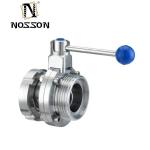 ISO9001 Certified SS304 SS316 Sanitary Stainless Steel Weld End Manual Type
