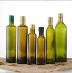 Glass Kitchen Bottle for Seasoning Acceptable OEM/ODM Glass Collar Olive Oil