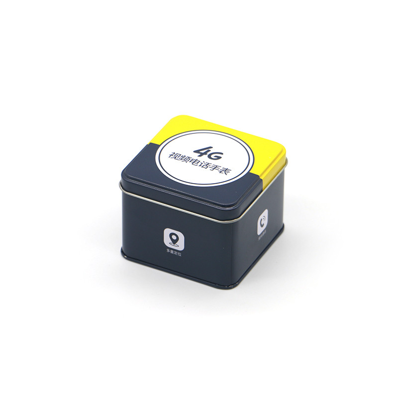 Wholesale Square Tin Boxes Printed Metal Tins with Lids Vintage Tin Food Containers