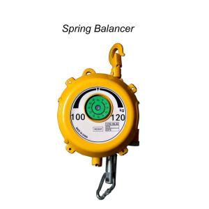 Quality Suspended 5kg Industrial Spring Balancer With Flat Type 1.5 Meters Wire Rope wholesale