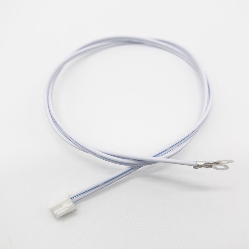 Tinned Copper Conductor AVSS Cable UL2468 22AWG Flat Harness with M6 M8 Ring Terminal