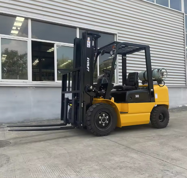 EVERLIFT EPA Engine 2.5ton 3 Ton Forklift Gas LPG Gasoline Forklift Truck 3500 Kgs With Side Shifter