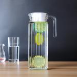 Wholesale Water Drinking Bottle Glass Transparent Water Jug Pitcher