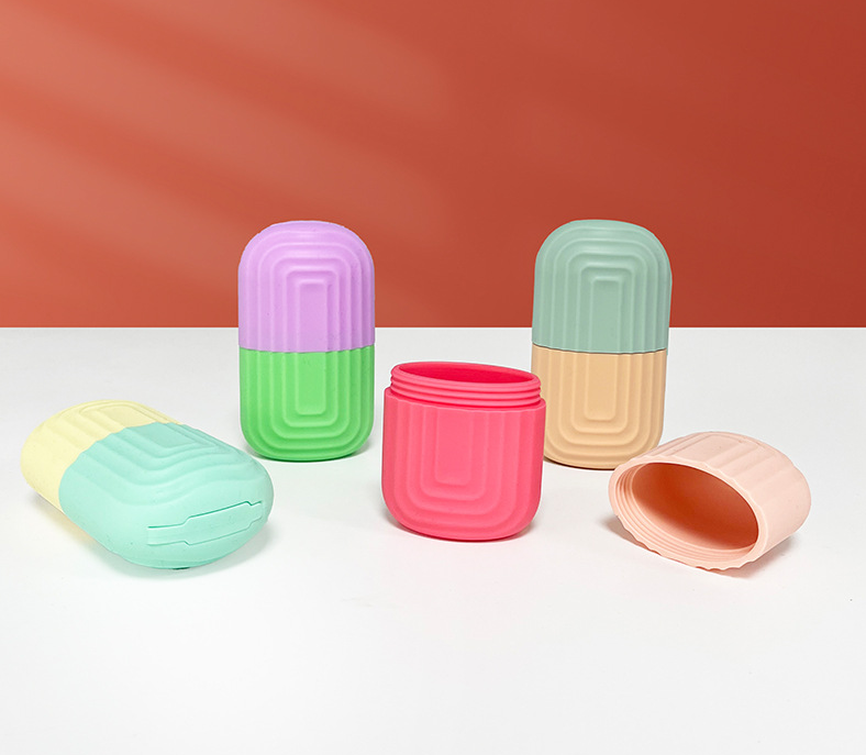 Silicone Face Ice Cube Facial Contouring Ice Mold Roller for Sustainable Ice Cream Tools