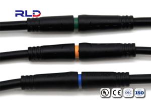 Quality IP65 Waterproof Electric Cable Connectors 2Pin Male Female Signal Connector wholesale