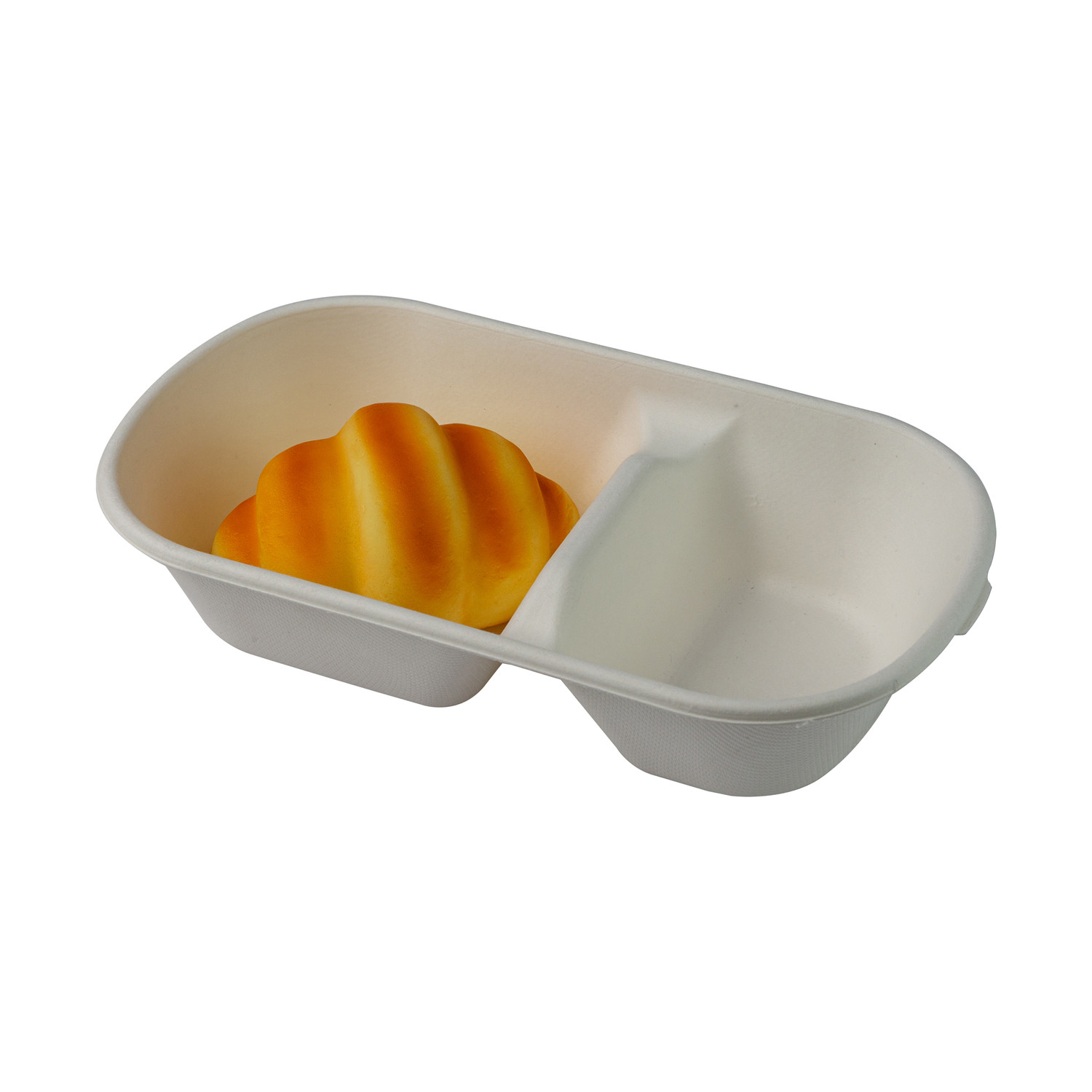 Biodegradable Sugarcane Bagasse Food Container Pulp Lunch Food Take Away Tableware