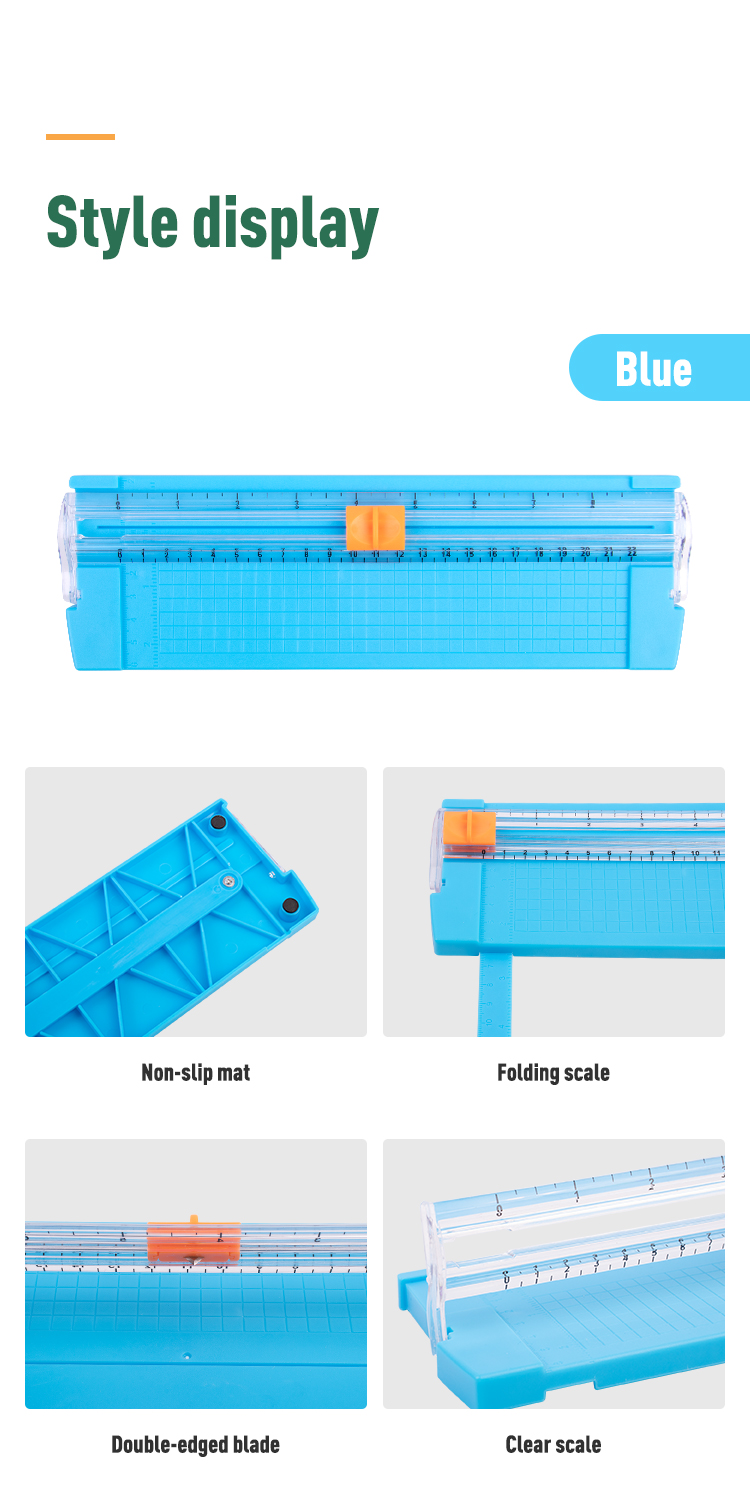 ZEQUAN Mini A5 Photo Paper Cutter Kids Handcraft Helper with Ruler and Trimmer
