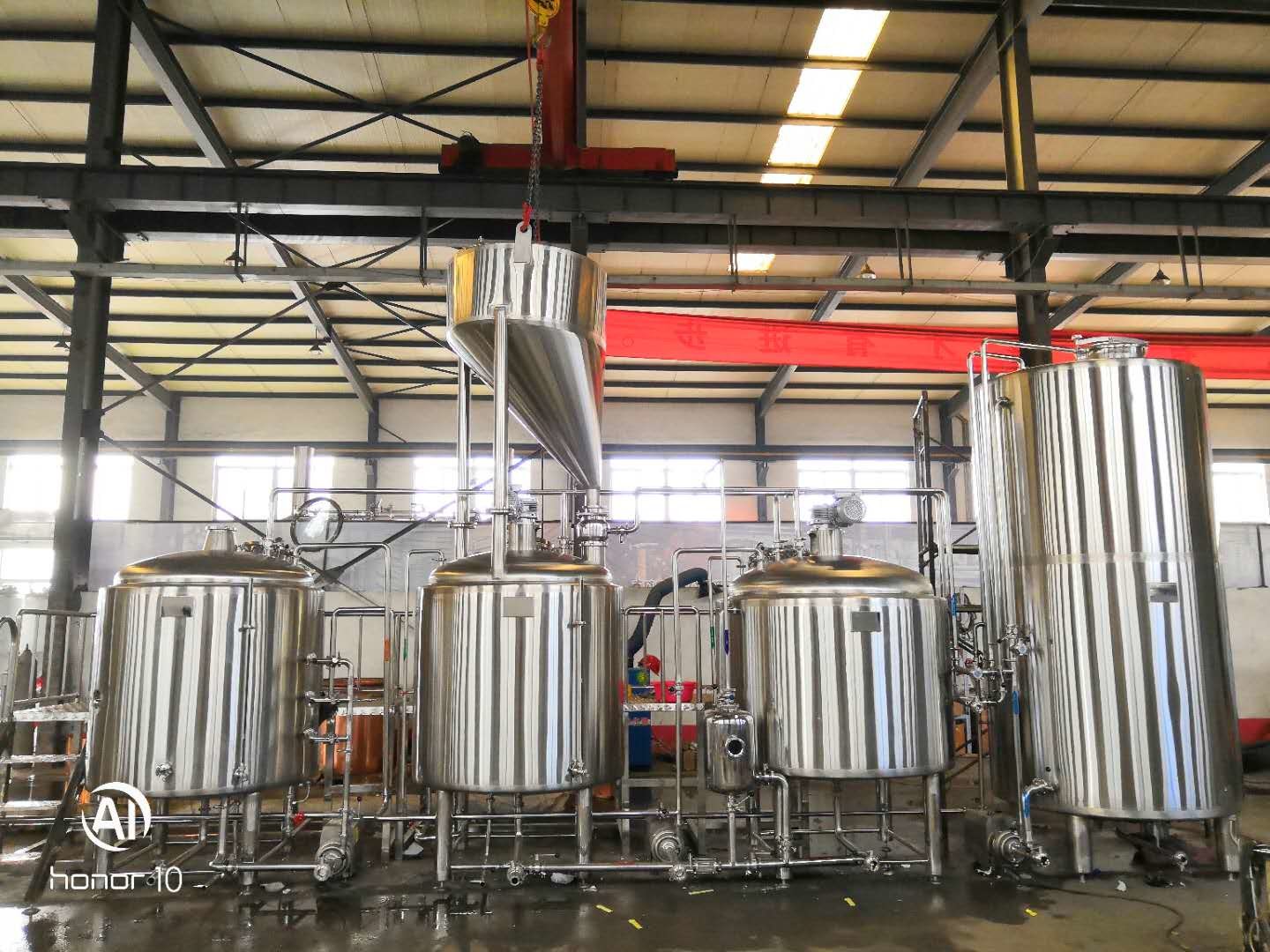 220V / 60HZ Stainless Micro Beer Brewing Equipment For Home Brewery Plant