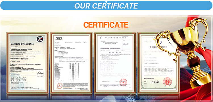 Passive UHF RFID Tag Sticker , RFID Label Sticker Alien H3 9654 For Car Windshield