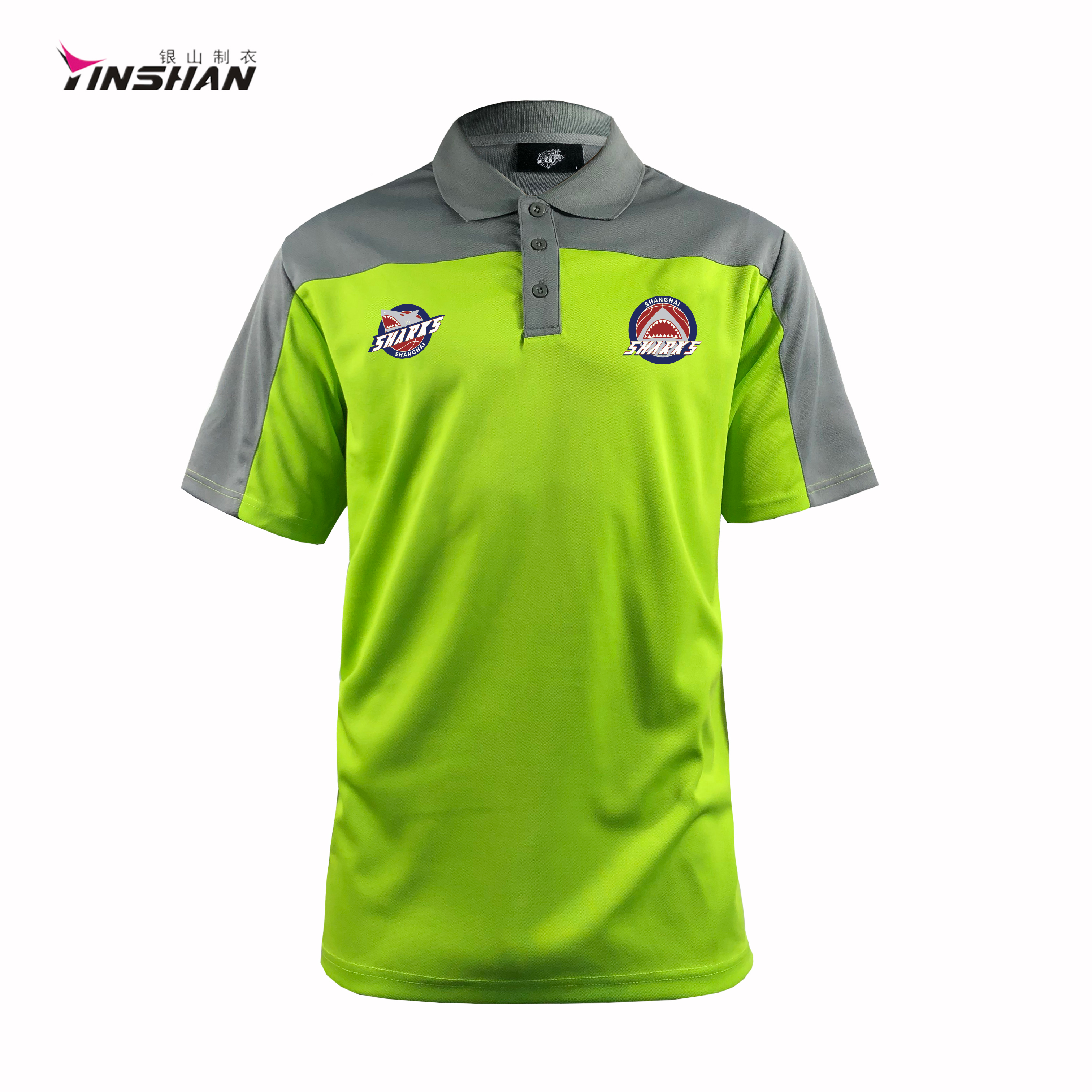 Customized Motocross Sports Team Polo Shirt Sublimated Plain Design for Men's Cycling