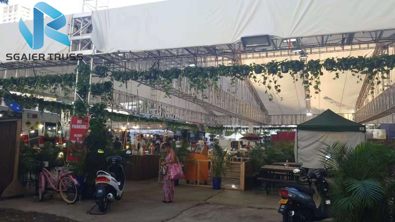 15x10m Concert Lighting Truss Stand , Structure Concert Stage Truss Systems