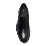 Black Anti Odor Mens Breathable Genuine Leather Shoes
