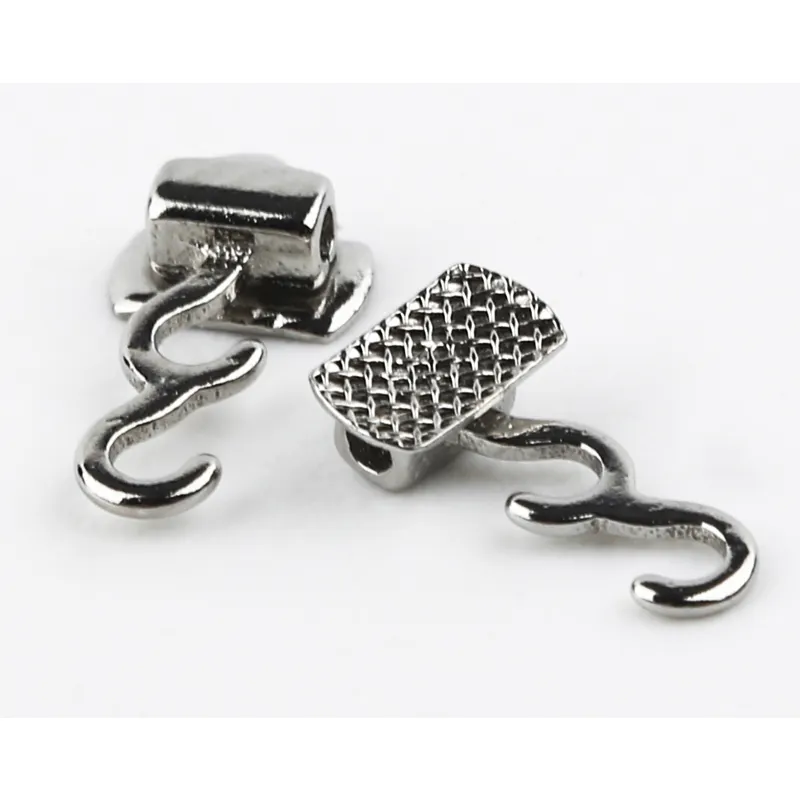 A Grade Orthodontics Accessories 2 Hooks Double Hooks Crimpable Hook Clamp Meshbase Bondable MFDS Safety Standard Compliant