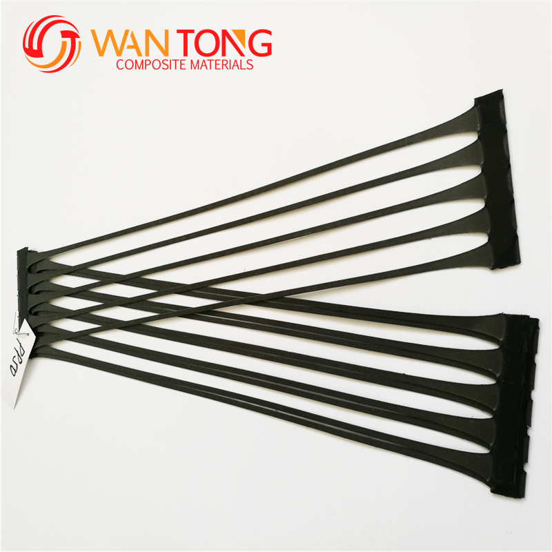CE/ISO9001 Certified HDPE Uniaxial Geogrid for Retaining Wall Reinforcement Black