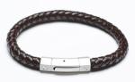 Leather Bracelet, Stainless Steel Clasp, 8 Inches