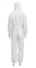 Quality 45G SMMS Disposable Surgical Gown , White Waterproof Disposable Overalls wholesale