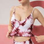 Padded Longline Sports Bra For Large Bust Sustainable Breathable AntiShrink