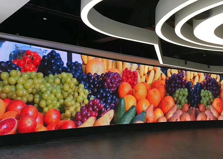 600*337.5*40mm Indoor Full Color LED Display for Indoor Advertising