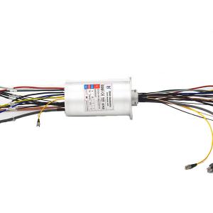 Quality Hybrid Fiber Optic Rotary Joint Combined Power Fiber Optical Gigabit 1 Channel wholesale