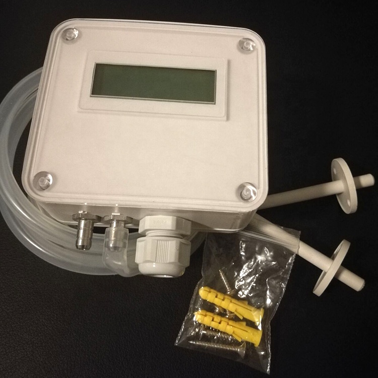 Digital Air Differential Pressure Transmitter Sensor 4-20mA for Wind Velocity Measurement