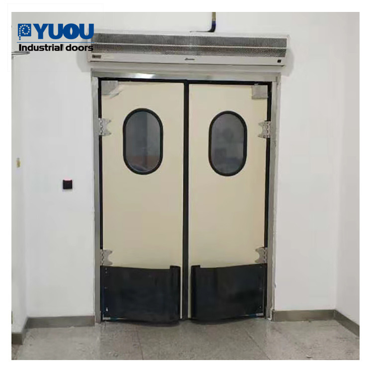Hygiene Impact Double Acting Traffic Door Kitchen 304 SS EPDM Seal Rubber