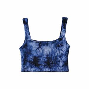 Quality OEM ODM Women Sleeveless Tank Tops Beach Tie Dye Cami Top Streetwear wholesale