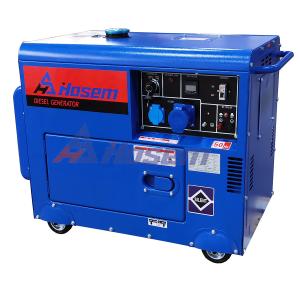 Quality 5kw 6kW 7kW Air Cooled Diesel Generator I Phase Quiet Portable wholesale