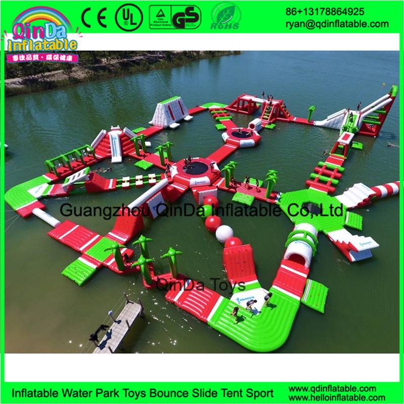 outdoor inflatable water trampoline with slide for sale/ Inflatable Aqua Park/ Water Park Equipment With