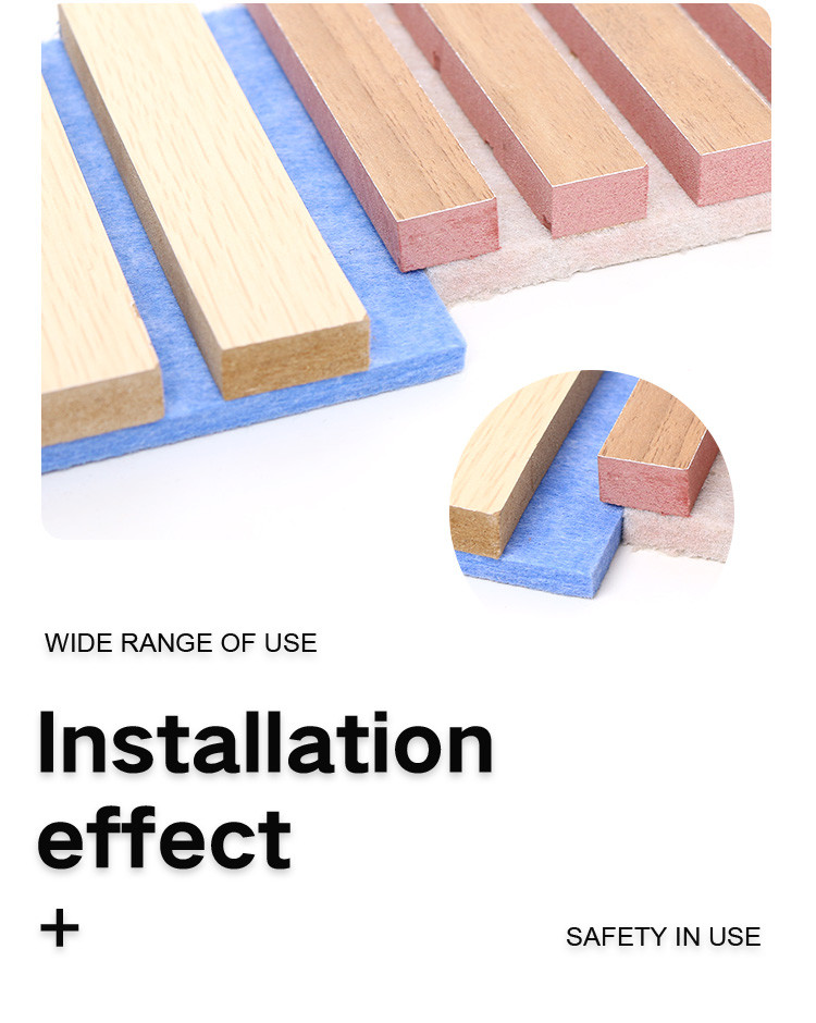 Conference Room Environmental Protection WPC Felt Sound Absorbing Board